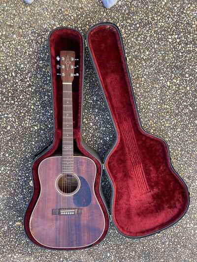 Beautiful Vintage Alvarez Acoustic Guitar With Case 5040s Exceptional