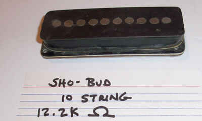 Sho-Bud Pedal Steel Guitar 12 2K Ohms Single Pole Pickup - 10 String Flat Mount
