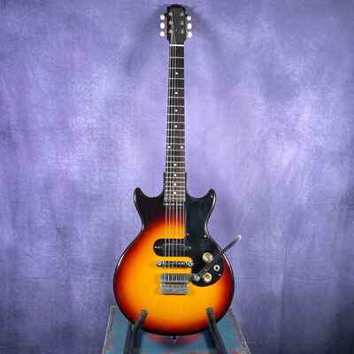 Vintage 1963 Gibson Melody Maker Sunburst Electric Guitar Maestro Vibrola