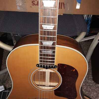 Gibson J-160E Acoustic Peace Guitar (Museum) LQQK!!!