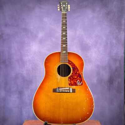 Vintage 1965 Epiphone Texan FT-79 1960s Sunburst USA Dreadnaught Guitar
