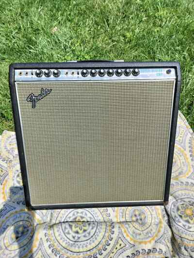 1968 Fender Super Reverb Amp, Silverface, Drip Edge