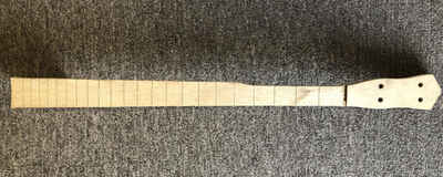 Harmony Banjo Neck Blank 5-String Head Drilled&Fret Cut Raw Blank Neck ZB5UDRFS