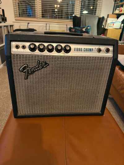 Fender Vibro Champ Silverface Guitar Amplifier -  Vintage