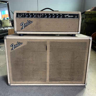 Vintage 1964 Fender Bandmaster w / 2x12 Cabinet - Blonde