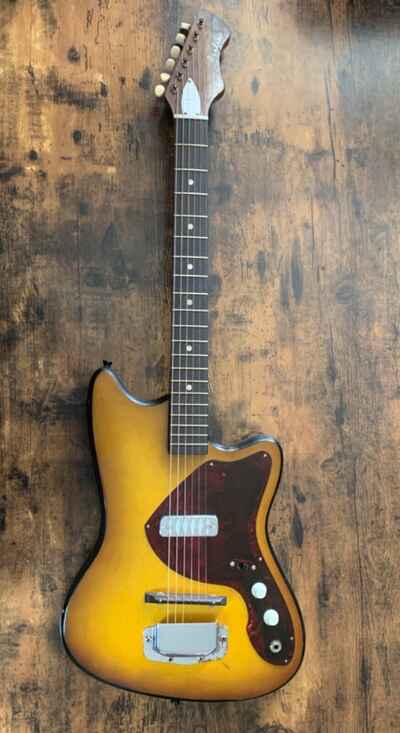 Airline Bobkat Electric Guitar Vintage Mid 1960