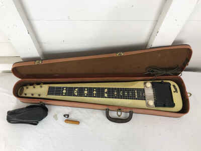 1952 Supro (Valco / National) Comet Lap Steel Guitar w /  Case, Picks, and Slide