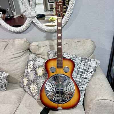 Vintage 1970??s National Resophonic Repro Resonator Guitar Dobro Steel Japan