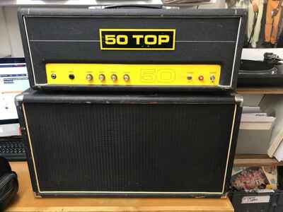 Carlsbro 50 Top Valve Amplifier With Double Celestion Speaker Cab!!!! 1970s