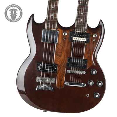 1977 Ibanez 2402 Double Neck Bass and 6 String Walnut