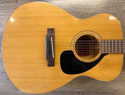 1971 Yamaha FG-110 Natural Gloss Finish Grand Concert Acoustic Guitar
