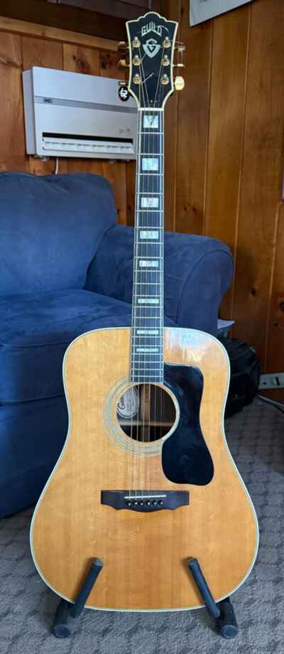 1976 Guild D55NT Acoustic Guitar (Very Good)