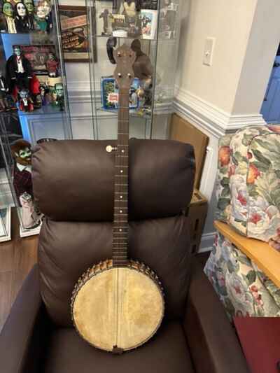 Vintage Melody King Banjo rare needs repair Instrument Folk
