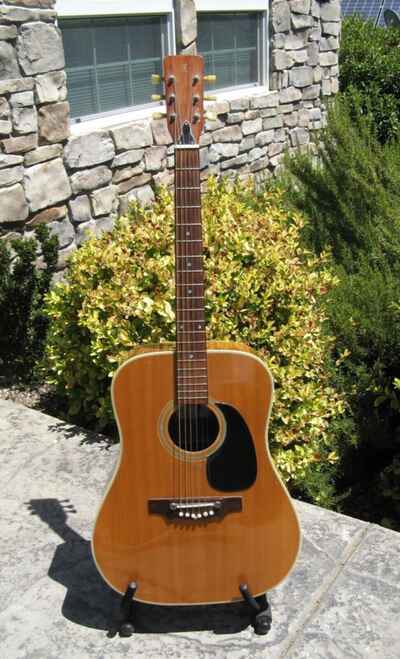 Rare Japanese Aria Arai A740 Sample Acoustic Guitar