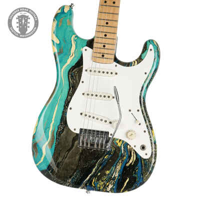 1983 Fender Bowling Ball Stratocaster Blue Swirl