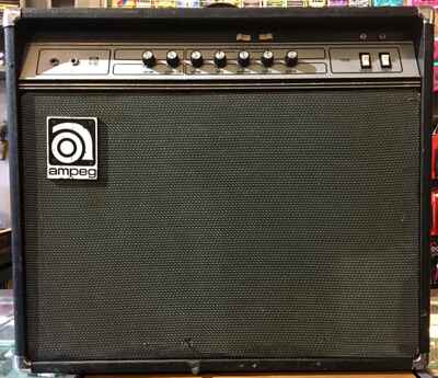 1979 Ampeg V-4 100W Electric Guitar Amplifier Head in VT-22 212 Combo Cabinet