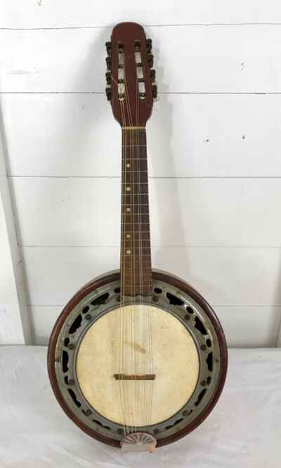 "Agatino Patane" Banjo Mandolin. Banjolin. Made in Italy