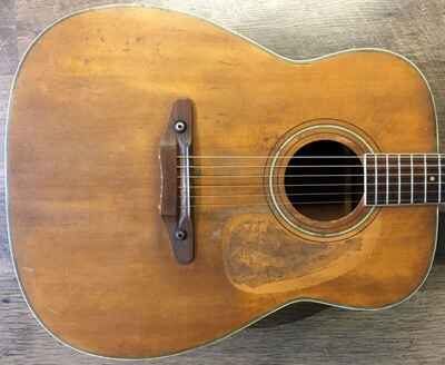 1960s Harmony H1260 Sovereign Natural Finish Jumbo Acoustic Guitar