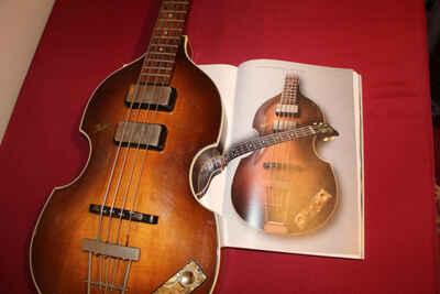 Original Hofner 1961 violin 500 / 1 Cavern bass guitar McCartney Beatles with Case