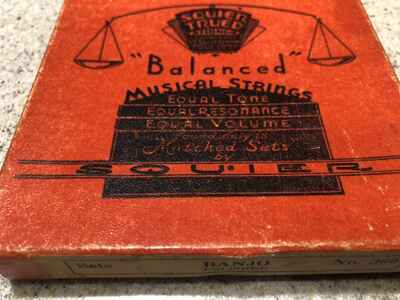 Antique Banjo Strings . Original Box. Very Good Condition . 4 Full packs ..