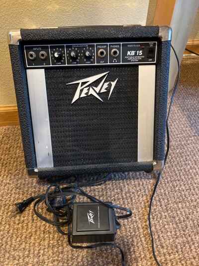 Peavy KB-15 practice amplifier vintage black