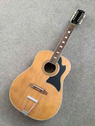 Audition Dorado Vintage 12 String Acoustic Guitar - early 1970s