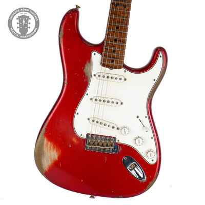 2024 Fender Masterbuilt 1969 Stratocaster Levi Perry Heavy Relic Candy Apple Red