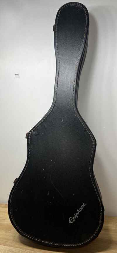 Vintage Epiphone Chipboard Leather Semi Hard  Acoustic Guitar Case 60s 70s