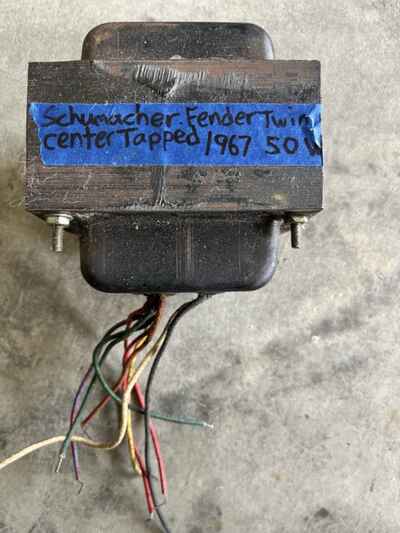 1966-7 FENDER TWIN REVERB L022756 GUITAR AMP POWER TRANSFORMER WORKING
