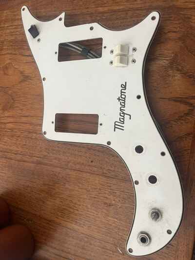 Magnatone Tornado Pickguard 1960??s Switches Some Wiring