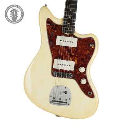 1963 Fender Jazzmaster "Ghost Roses" Refin White