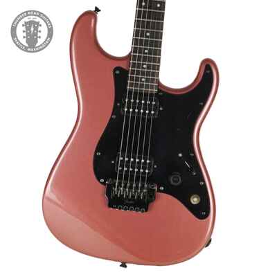 1980s Fender HH Contemporary Stratocaster MIJ Burgundy Mist