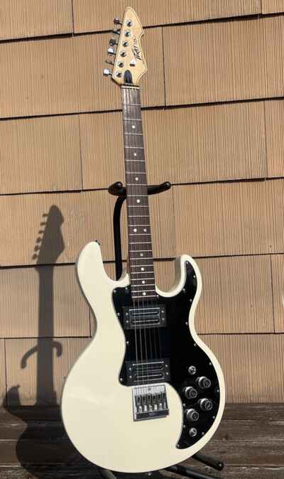Vintage Peavey T-60 White w /  Rosewood Fretboard | Chainsaw Case Excellent