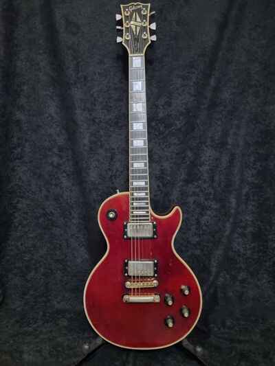 Electric Guitar Gibson Les Paul Custom 20th Anniversary 1974 Wine Red