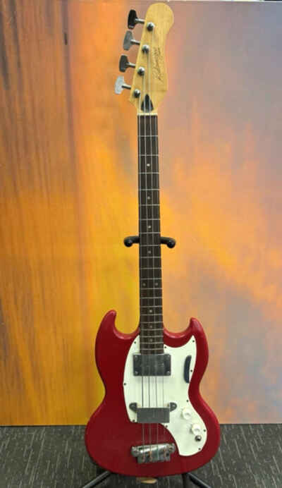 Vintage 1960s Gibson Kalamazoo KB-1 Electric Bass w /  Original Case & Strap