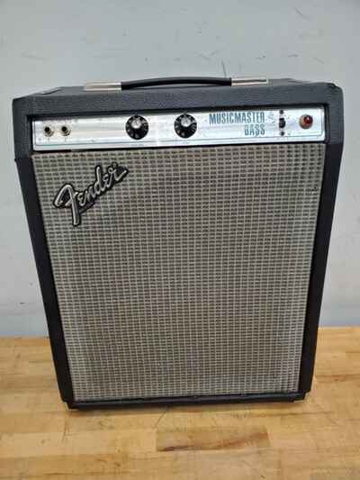 1970s Fender Musicmaster Tube Bass Amp - Recapped Recently - Good Condition