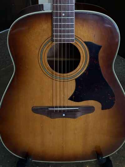 Silvertone Acoustic Guitar 1221 Like Harmony Sovereign Beautiful Burst