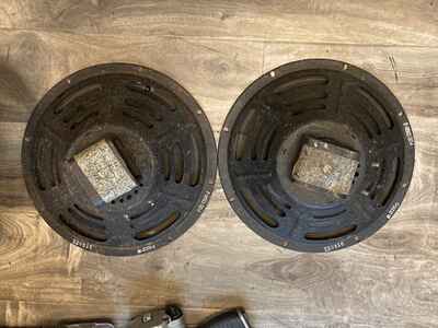 1958 Fender Twin or Deluxe set of 2 Jensen 12" P12Q speakers but need re-coning.