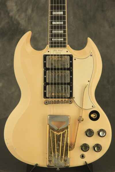 1961 Gibson Les Paul / SG Custom original WHITE with Sideways Vibrola