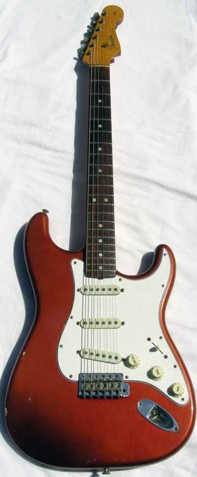 1965 Fender Stratocaster Vintage Cady Apple Red Custom color Original 65