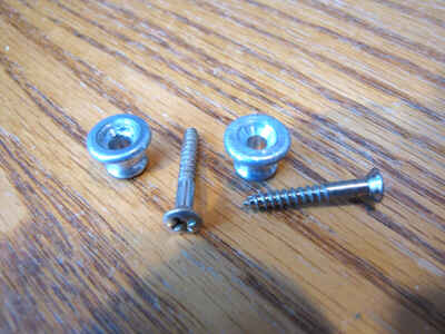 Vintage  1971 Gibson Strap Buttons & Screws  Nice