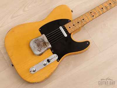1951 Fender Nocaster Vintage Electric Guitar Butterscotch w /  Case, Telecaster