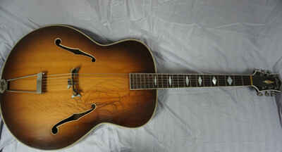 Rare Vintage Levin Archtop Guitar