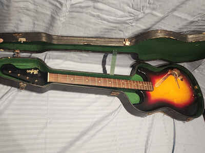 Vintage 1960s Hofner 182 Solid Body Electric Bass Guitar Husk PROJECT AS IS