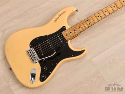 1980 Fender Stratocaster 25th Anniversary Model Vintage Guitar Pearl White, Case