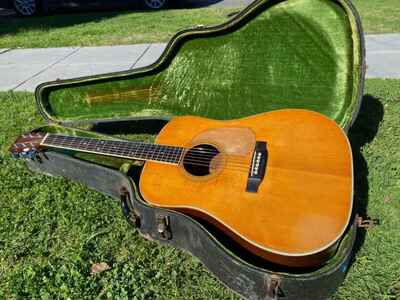 1971 Martin D-35 Vintage Acoustic Guitar w /  Case