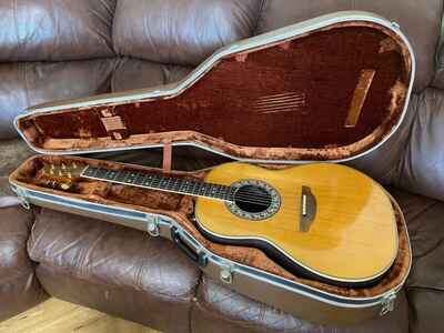 Ovation 1617 Legend 1979 Acoustic Guitar w / OHSC 6 String Tobacco Sunburst USA