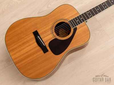 1980 Yamaha L-5 Vintage Dreadnought Acoustic Guitar w /  Case & Tags