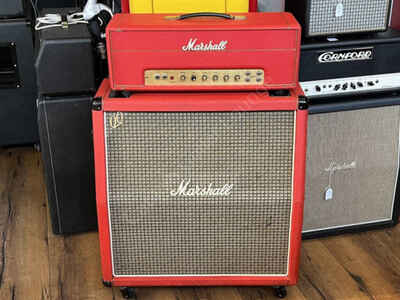 1969 Marshall - Red JMP Halfstack - 50 Watt - ID 3345