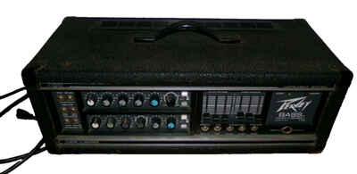 Vintage Peavey Bass Mark IV Series 400BH 300-Watt Bass Head Amp Tested Works